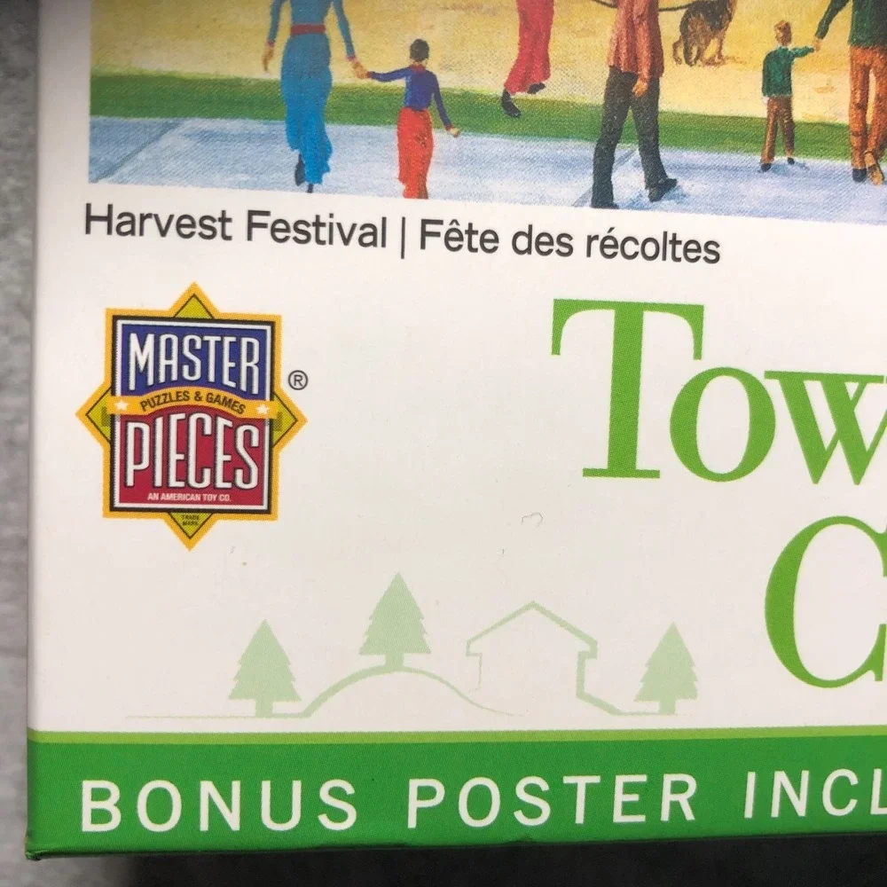 MASTERPIECES Town & Country 300 EZ-Grip Piece Puzzle ~HARVEST FESTIVAL~ COMPLETE